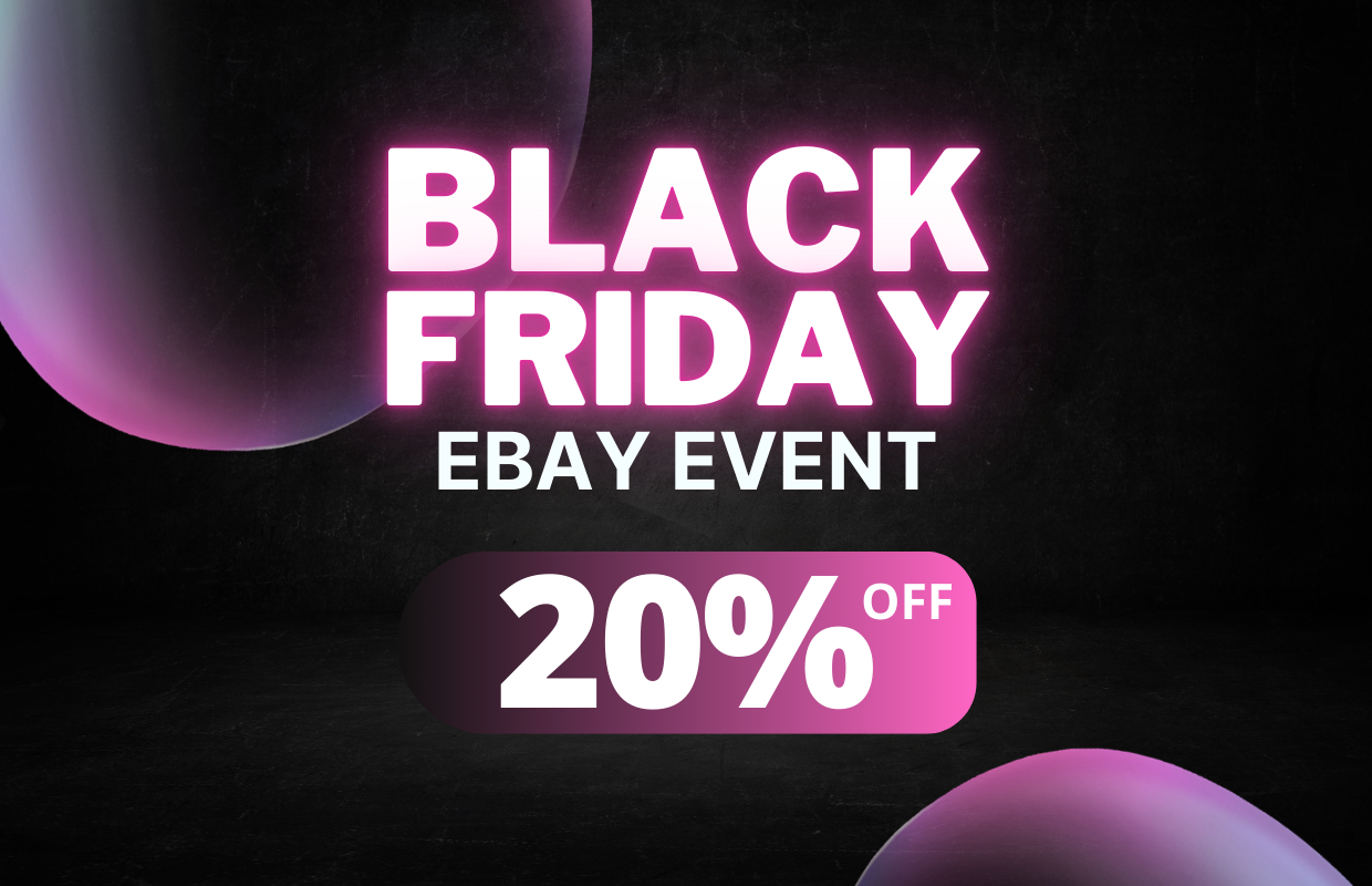 Don’t miss our Black Friday eBay event
