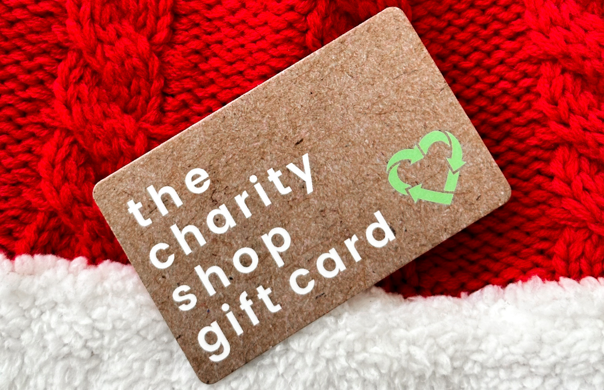 Charity Shop Gift Card now available in all our shops