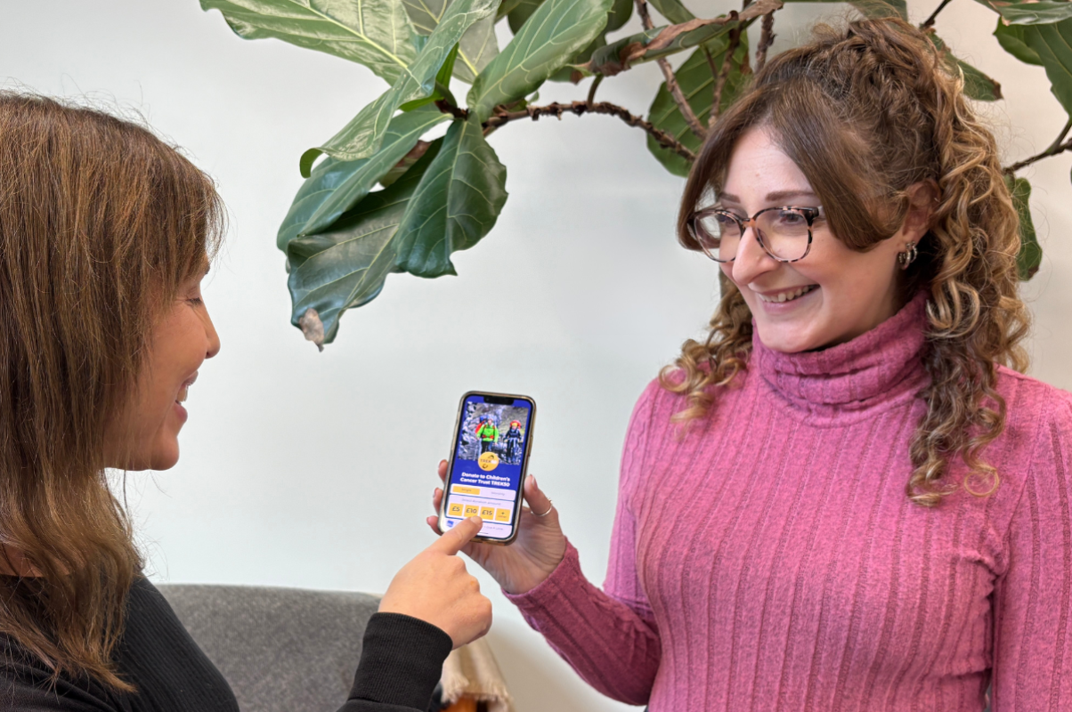 Tap to Donate with Give A Little Champion